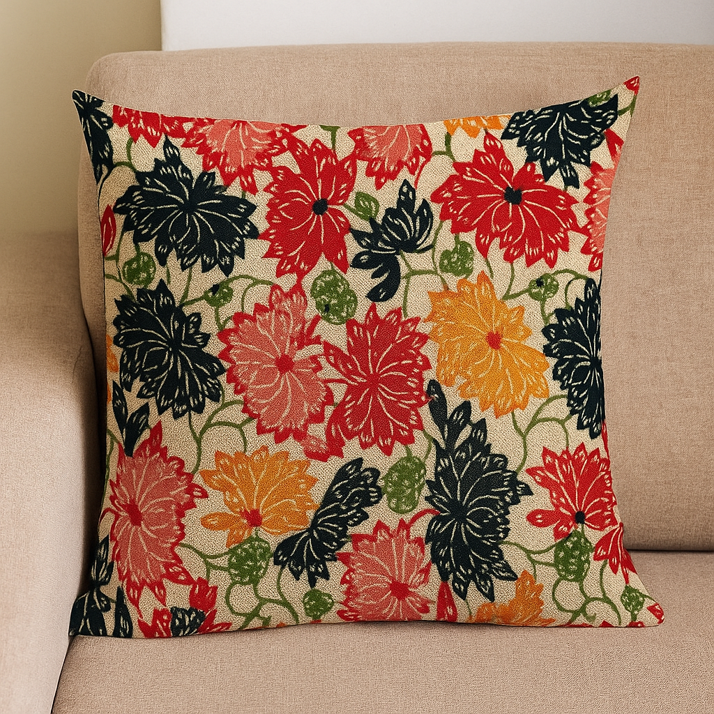 Housse D’Oreiller Japonaise Vintage