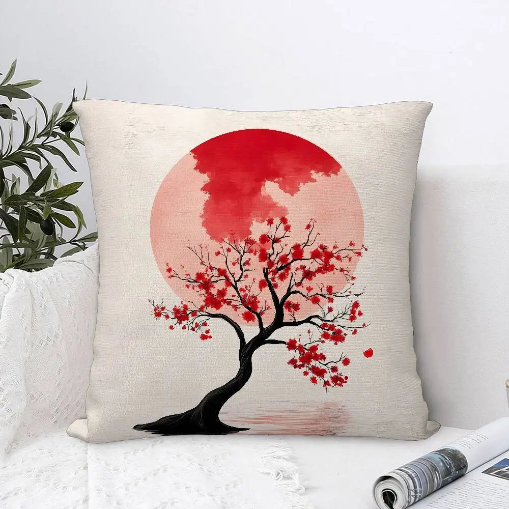 Housse De Coussin Japonaise Design