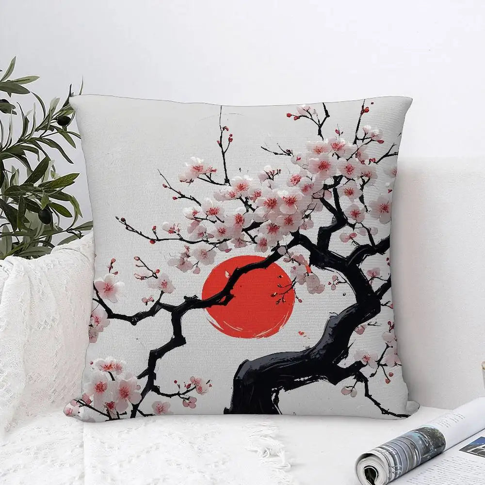 Housse de Coussin Japonaise Chic
