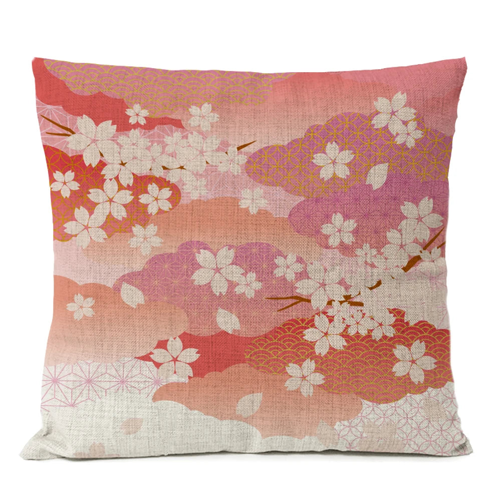 Housse de Coussin Japonaise Elégante