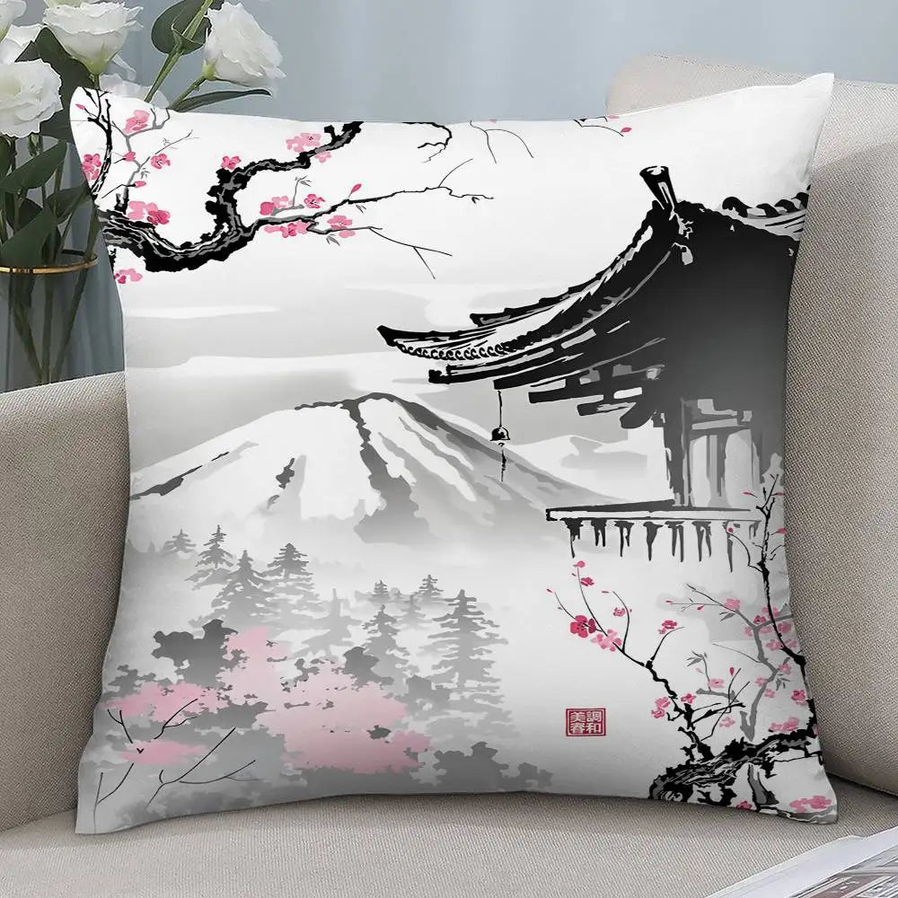 Housse de Coussin Mont Fuji