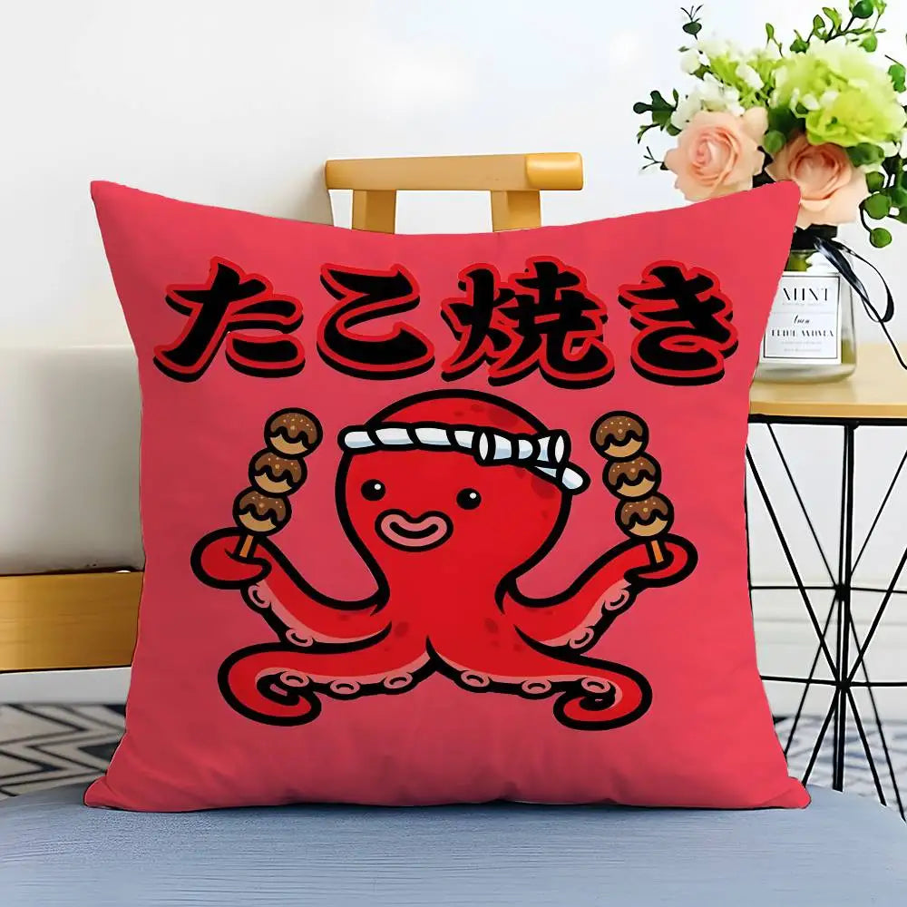 Housse de Coussin Takoyaki
