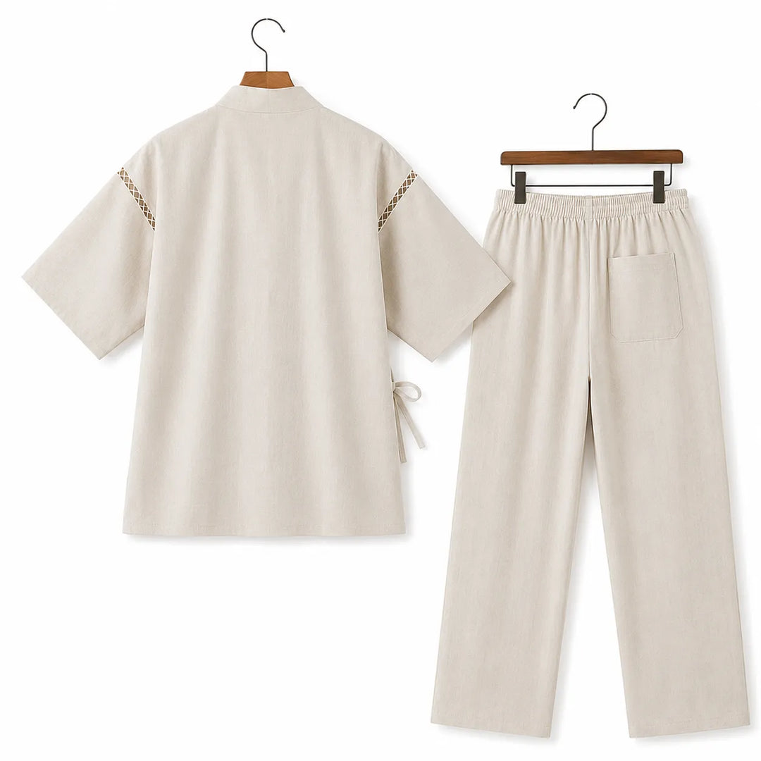 Jinbei Homme Beige Confortable