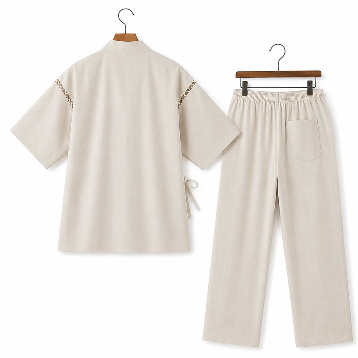 Jinbei Homme Beige Confortable