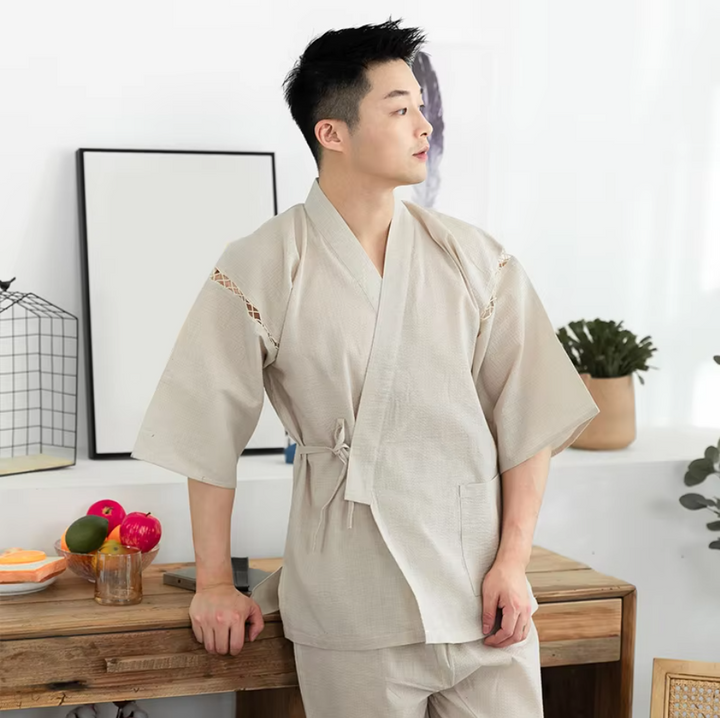 Jinbei Homme Beige léger