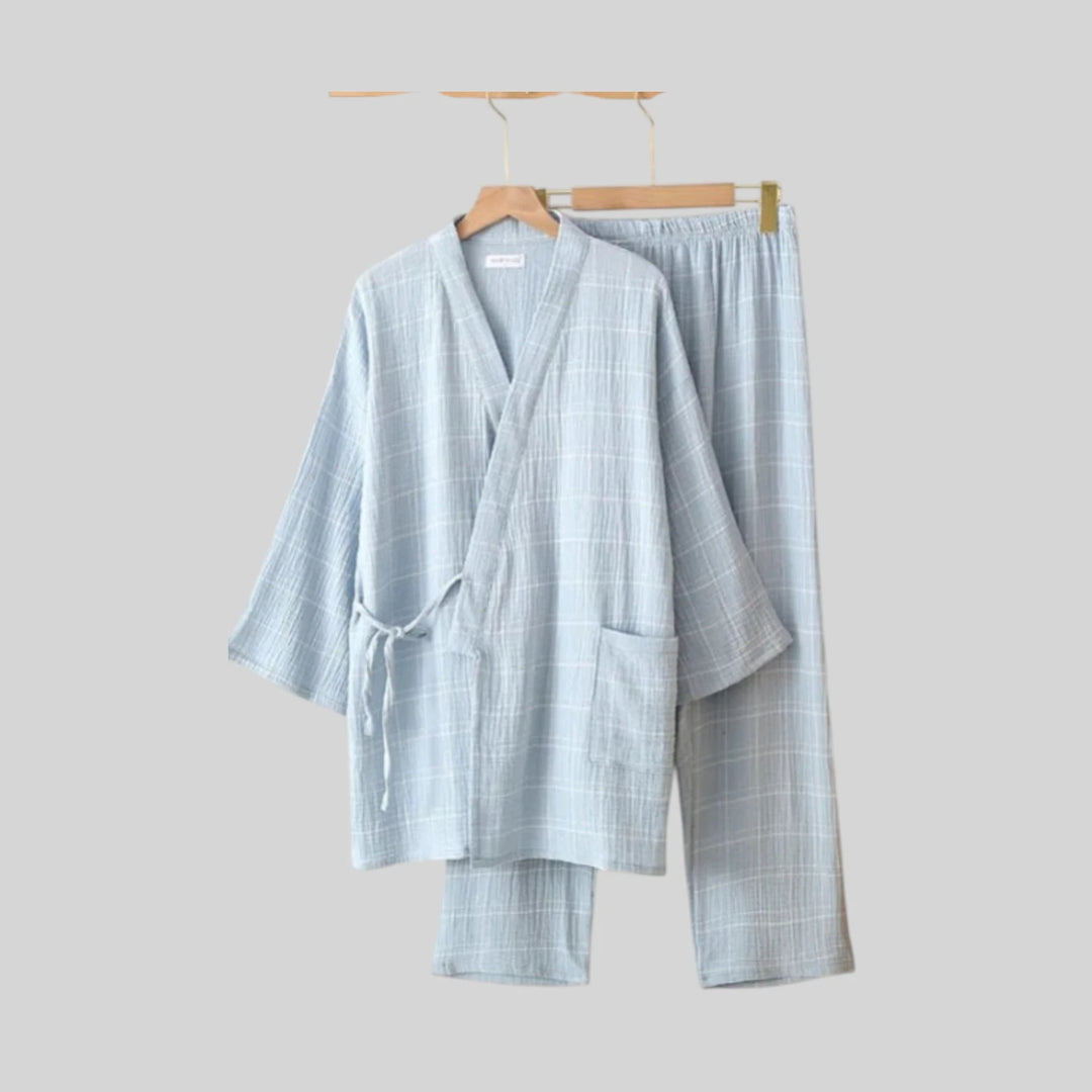 Jinbei Homme à Carreaux