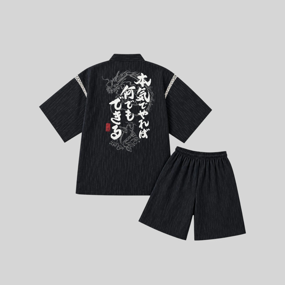 Jinbei Homme Dragon fluide