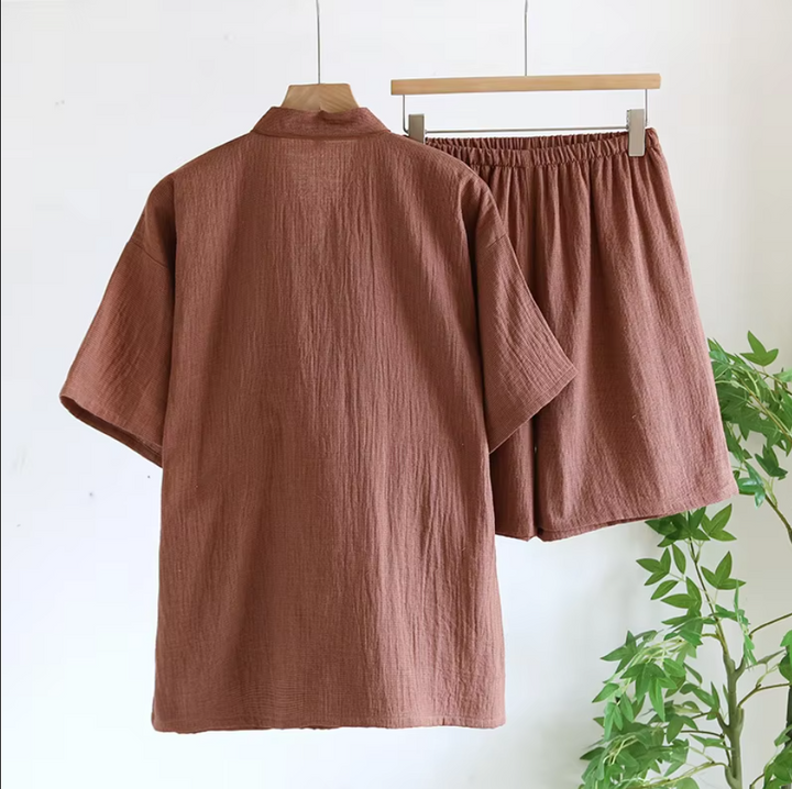 Jinbei Homme Japonais Fin fluide