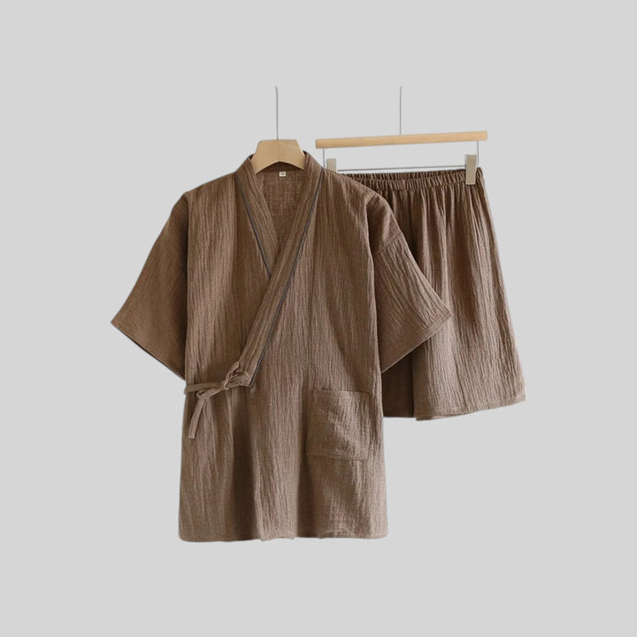 Jinbei Homme Japonais Fin unique