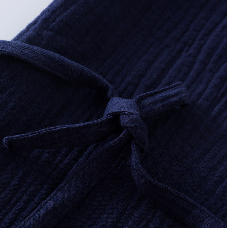 Jinbei Homme à Manches Longues en Coton qualité