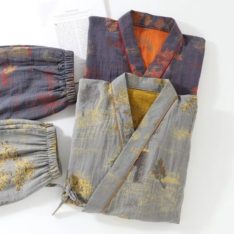 Jinbei Homme à Motifs japonais