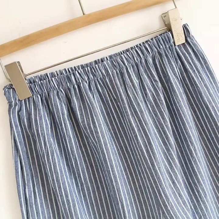 Jinbei Homme à Rayures confortable