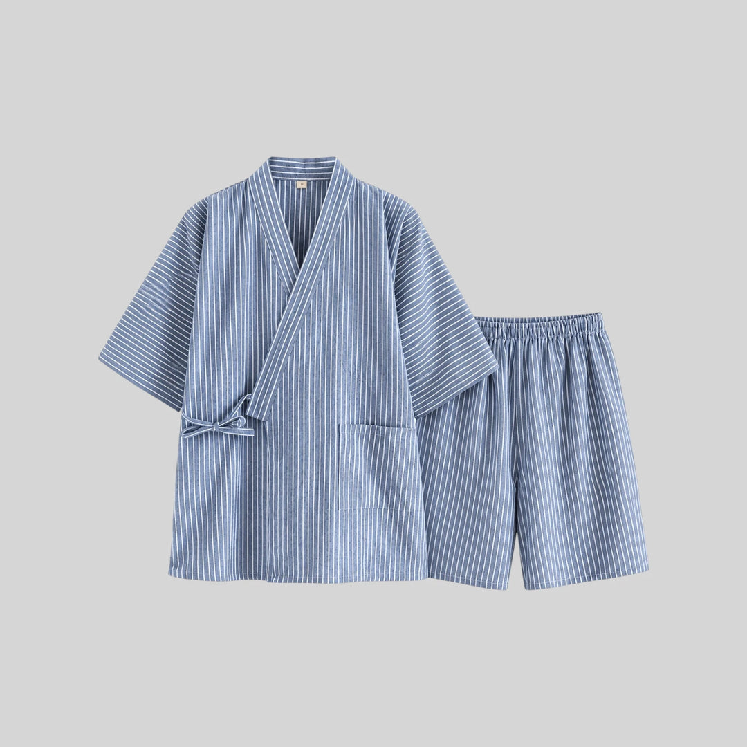 Jinbei Homme à Rayures stylé