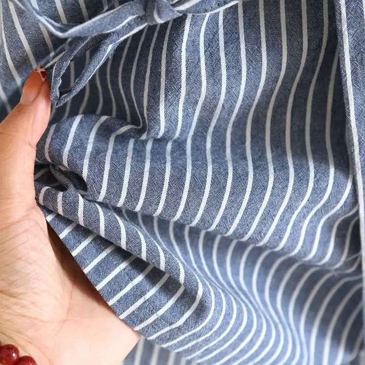 Jinbei Homme à Rayures léger