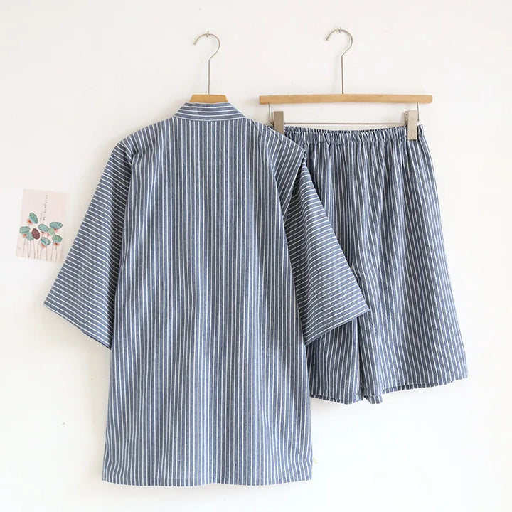 Jinbei Homme à Rayures stylé