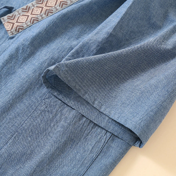 Jinbei Homme en Coton Léger doux