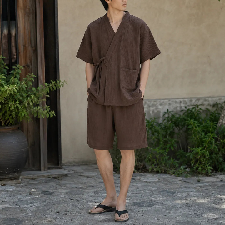 Jinbei Japonais Confortable pour Homme
