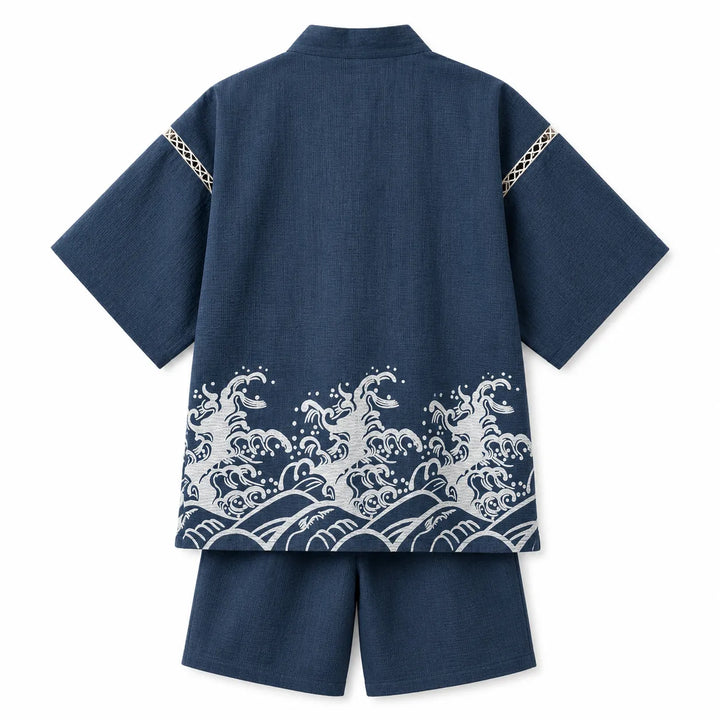 Jinbei Kanagawa Homme Bleu