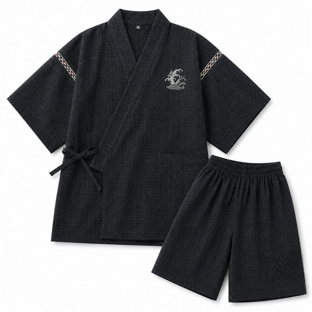 Jinbei Kanagawa Homme Noir