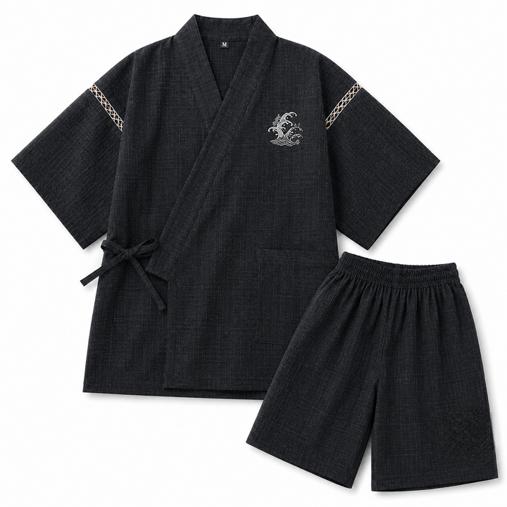 Jinbei Kanagawa Homme Noir