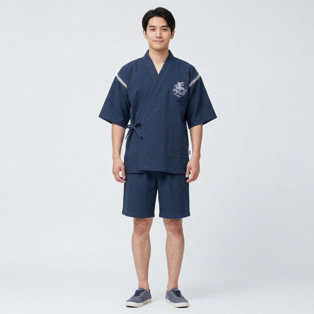 Jinbei Kanagawa Homme stylé