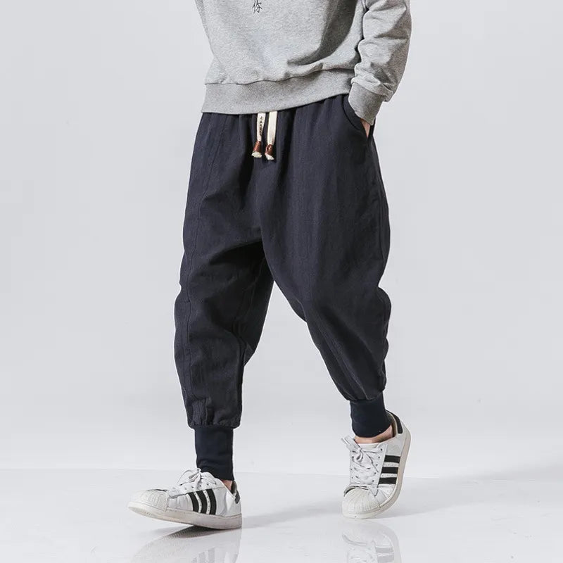 Jogging Japonais bleu