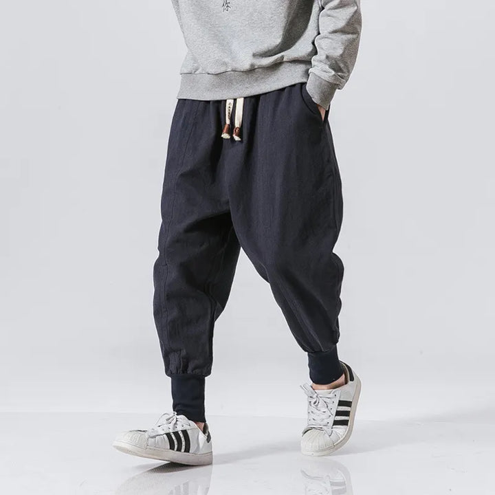 Jogging Japonais bleu