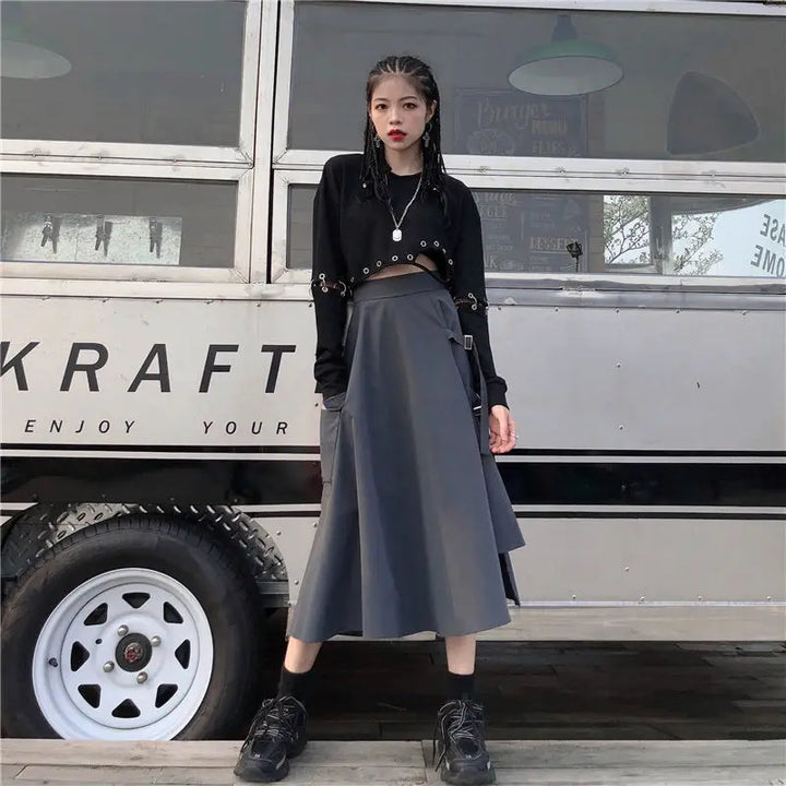 Jupe Japonaise Irrégulière Streetwear