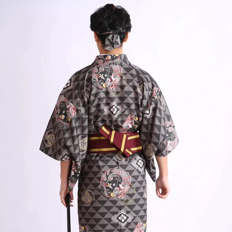 Kimono Homme à Motifs Géométriques tendance