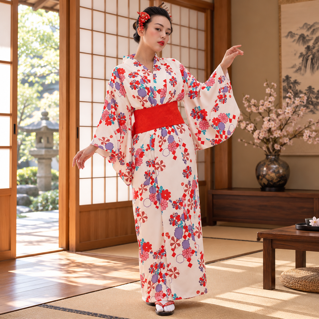 Kimono Japonais Design d’Eté