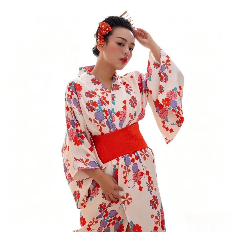 Kimono Japonais Design d’Eté unique