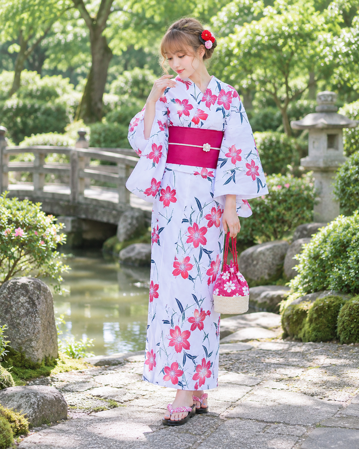 Kimono Japonais Elégant Fleuri unique