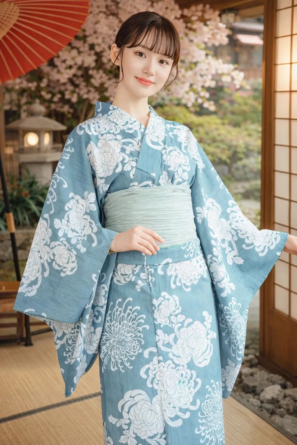 Kimono Japonais Elégant pour Femme Unique