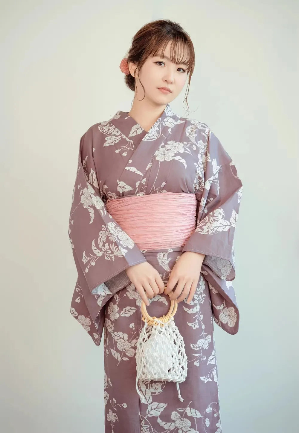 Kimono Japonais Femme Design à Fleurs Chic