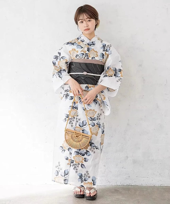 Kimono Japonais Femme Estival Léger Fluide
