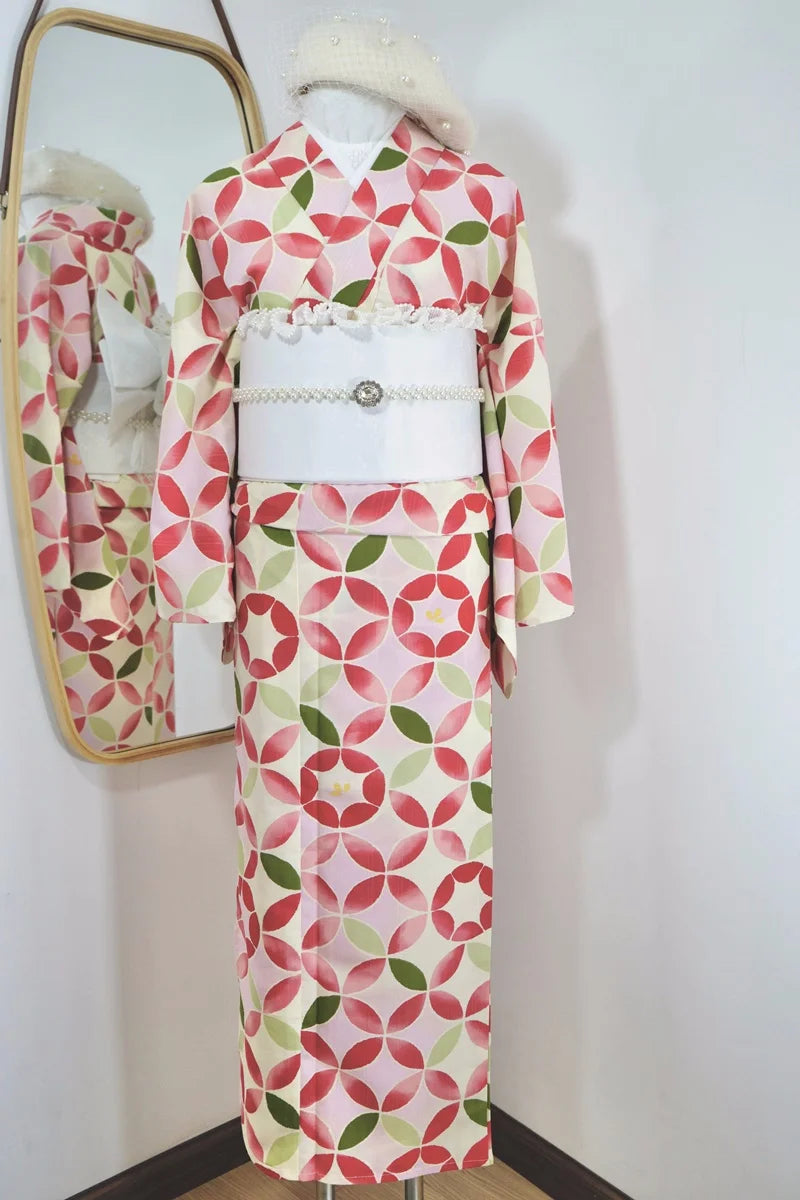 Kimono Japonais Femme à imprimé Géométrique Unique