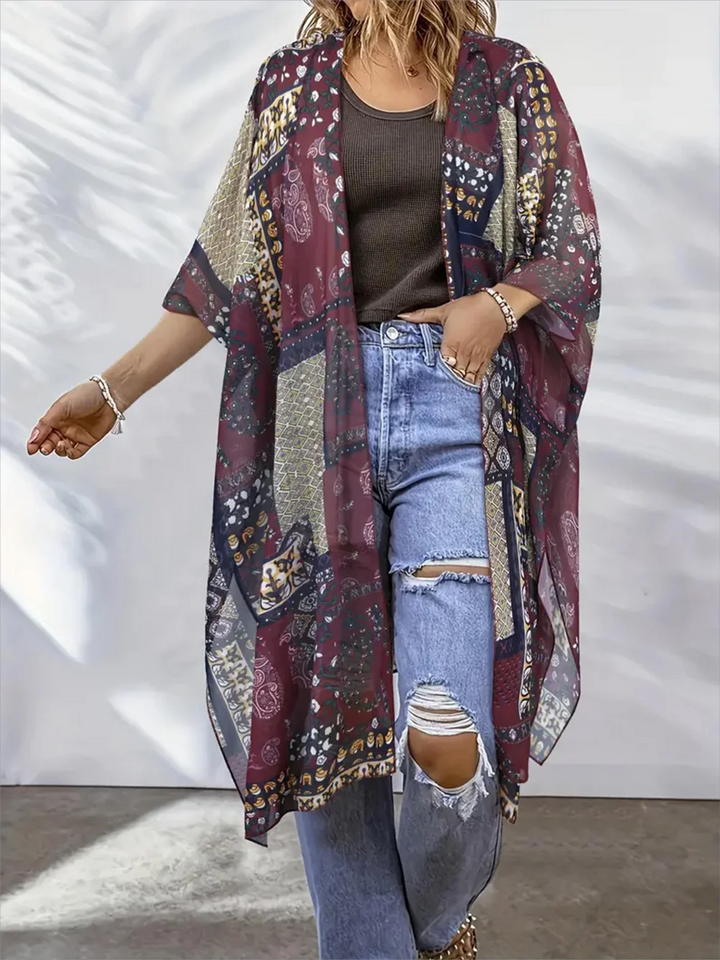 Kimono de Plage Boho Décontracté Chic