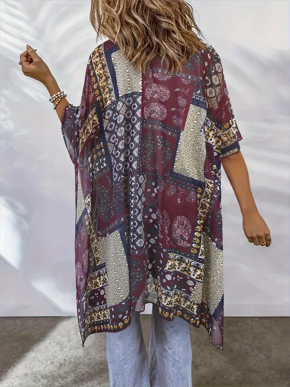 Kimono de Plage Boho Décontracté Unique