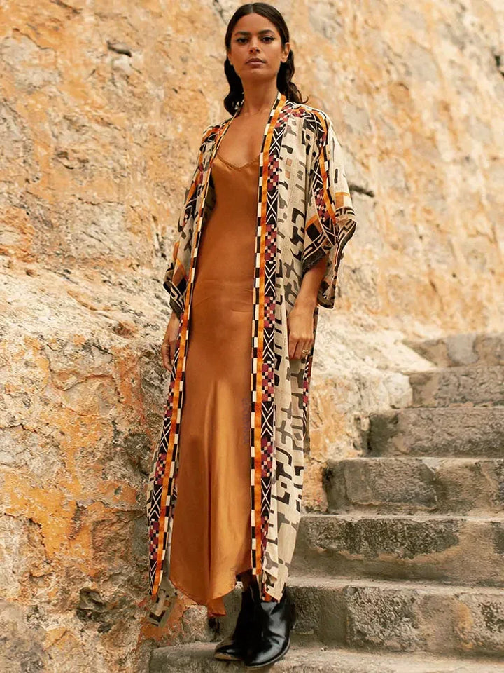Kimono de Plage Boho Léger