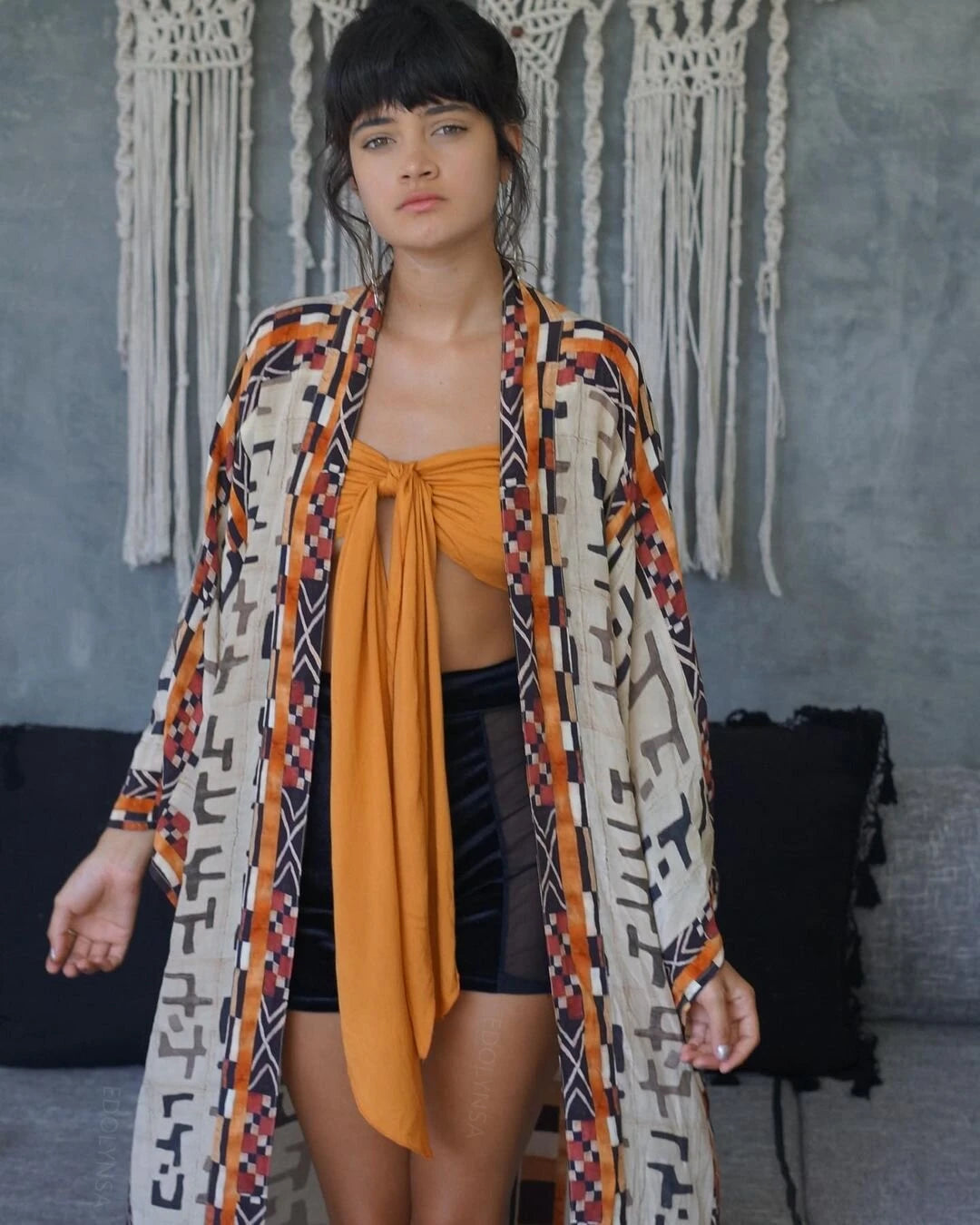Kimono de Plage Boho Léger Chic