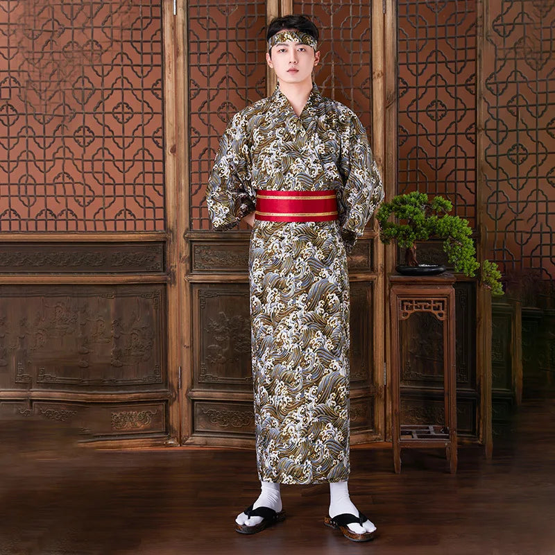 Kimono traditionnel homme Kanagawa
