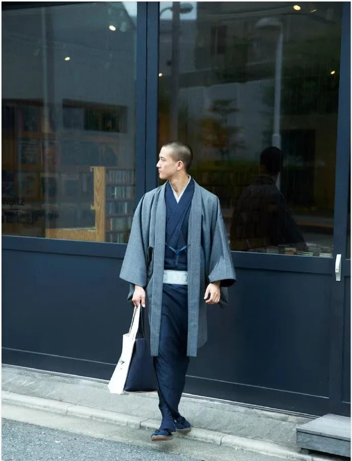 Kimono traditionnel homme uni chic