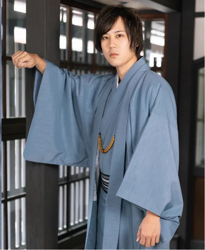 Kimono traditionnel homme uni chic élégant