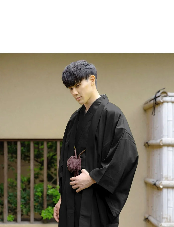 Kimono traditionnel homme uni chic léger
