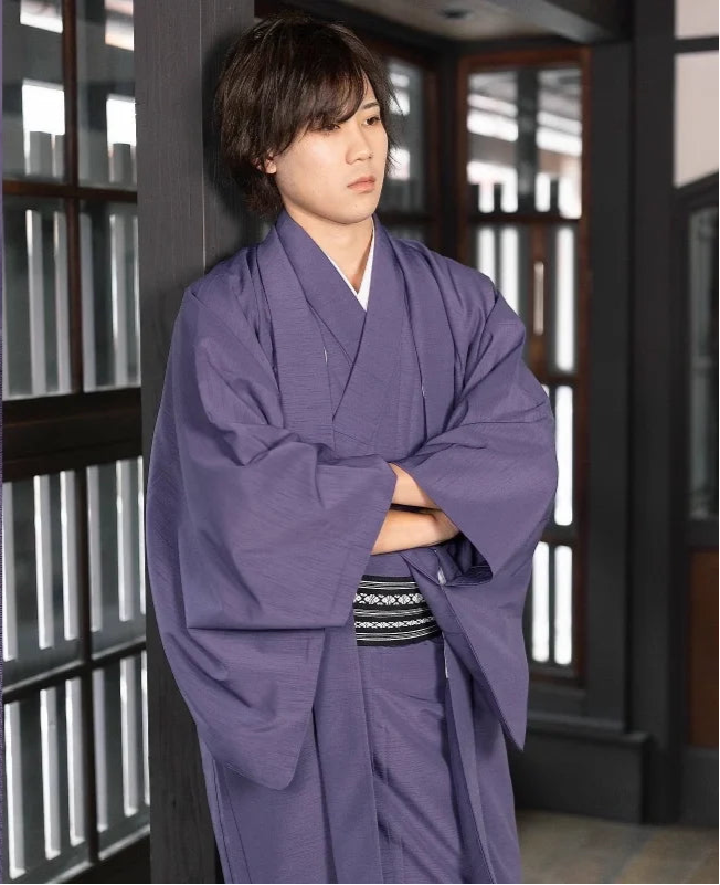 Kimono traditionnel homme uni chic stylé