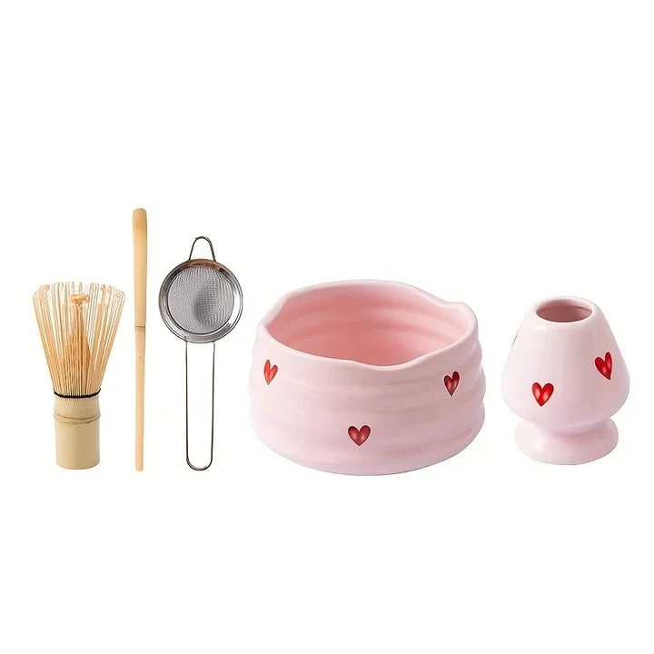 Kit Matcha Rose Coeur.