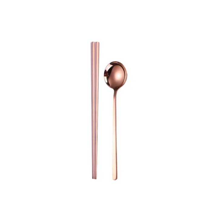 Kit de Cuillère et de Baguette Rose
