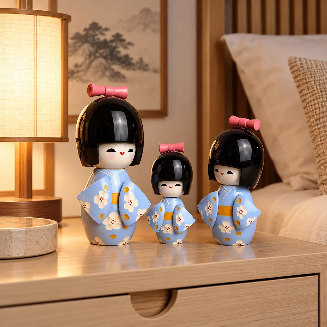 Kokeshi Poupee Petite, Moyenne, Grande