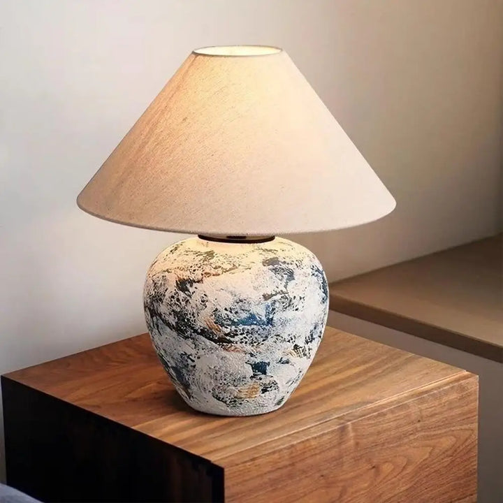Lampe Japonaise Céramique Artisanale 