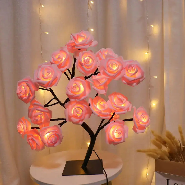 Lampe Japonaise Roses 